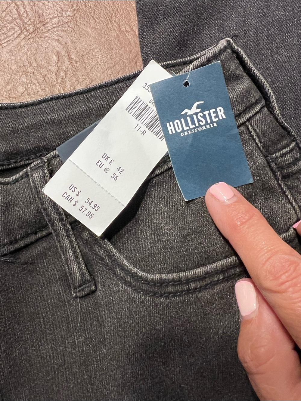 Hollister | Mid High Rise Split Flare Jeans - Picture 4 of 6
